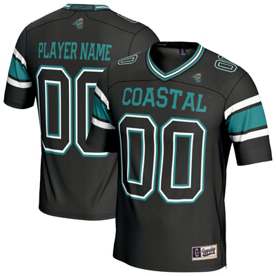 Coastal Carolina Chanticleers GameDay Greats NIL Lightweight Collegiate Football Fashion Jersey - Black