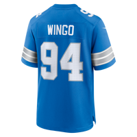 Detroit Lions Mekhi Wingo Nike Blue Team Game Jersey