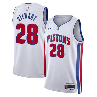 Detroit Pistons Nike Association Edition Swingman Jersey - White - Isaiah Stewart