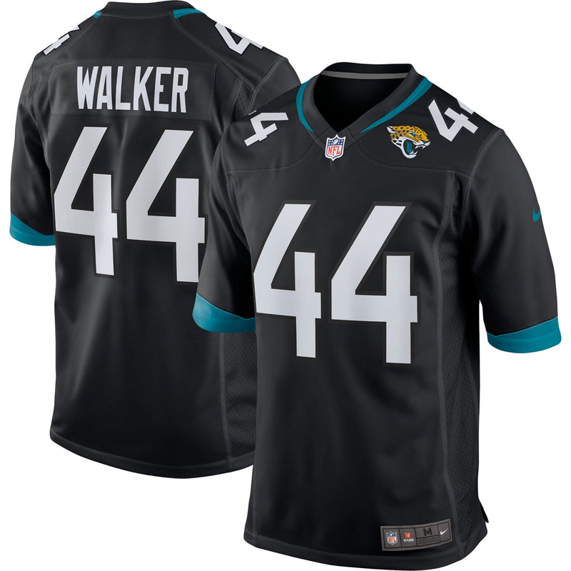 Jacksonville Jaguars Travon Walker Nike Black Player Game Jersey