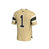 #1 Wake Forest Demon Deacons GameDay Greats Lightweight Football Fashion Jersey - Gold