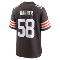 Cleveland Browns Austin Barber Nike Brown Team Game Jersey