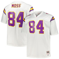 Minnesota Vikings Randy Moss Mitchell & Ness White Big & Tall 1998 Legacy Retired Player Jersey