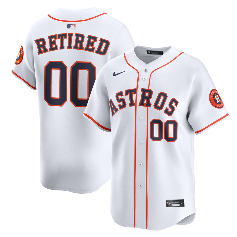 Houston Astros Nike White Home Limited Pick-A-Player Retired Roster Jersey