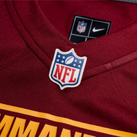 Washington Commanders Car'lin Vigers Nike Burgundy Team Game Jersey