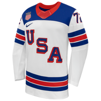 US Hockey Tage Thompson Nike White 2026 Away Replica Jersey