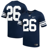 #26 BYU Cougars Nike Home Replica Football Jersey - Navy