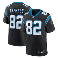Carolina Panthers Tommy Tremble Nike Black Team Game Jersey