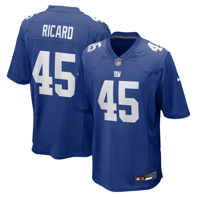 New York Giants Patrick Ricard Nike Royal Team Game Jersey