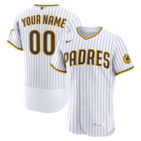 San Diego Padres Nike White Home Authentic Custom Jersey