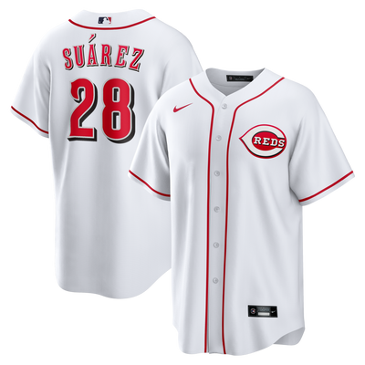 Cincinnati Reds Eugenio Suárez Nike White Home Replica Jersey