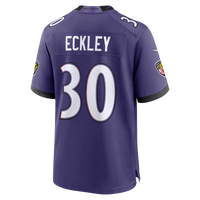 Baltimore Ravens Ryan Eckley Nike Purple Team Game Jersey