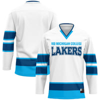 Mid Michigan College GameDay Greats Hockey Jersey - White