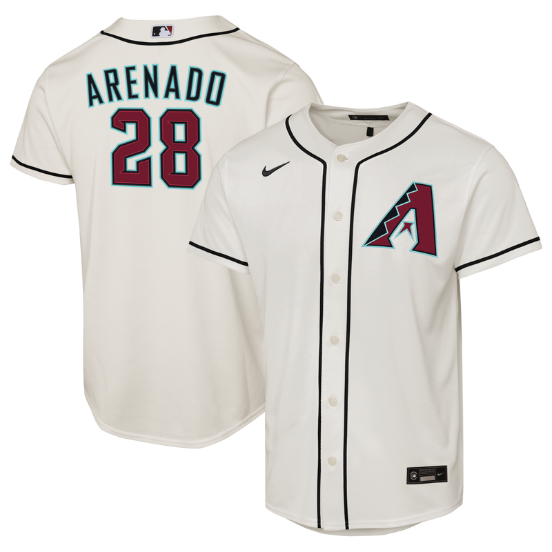 Male Arizona Diamondbacks Nolan Arenado Nike White Home Replica Jersey