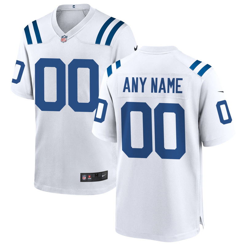 Indianapolis Colts Nike White Custom Game Jersey