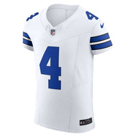 Dallas Cowboys Dak Prescott Nike White Vapor F.U.S.E. Elite Jersey
