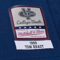 Mitchell & Ness Tom Brady Navy Michigan Wolverines 1999 College Vault Jersey