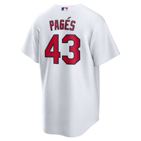 St. Louis Cardinals Pedro Pagés Nike White Home Replica Jersey