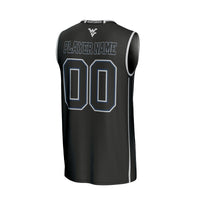 West Virginia Mountaineers GameDay Greats Lightweight Collegiate Basketball NIL Pick-A-Player Fashion Jersey - Black