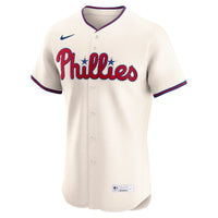 Philadelphia Phillies Nike Cream Alternate 2 Elite Jersey
