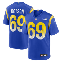 Los Angeles Rams Kevin Dotson Nike Royal Game Jersey