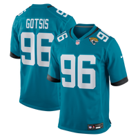 Jacksonville Jaguars Adam Gotsis Nike Teal Game Jersey