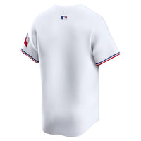 Texas Rangers Nike White Home Limited Jersey