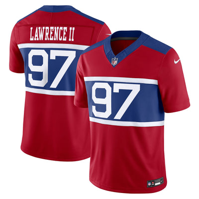 New York Giants Dexter Lawrence II Nike Century Red Alternate Vapor F.U.S.E. Limited Jersey