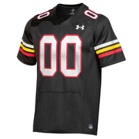 Maryland Terrapins Under Armour Pick-A-Player NIL Replica Football Jersey - Black