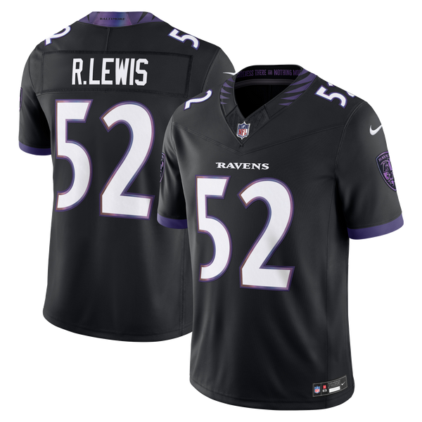 Baltimore Ravens Ray Lewis Nike Black Alternate Vapor F.U.S.E. Stitched Retired Player Limited Jersey