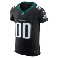 Philadelphia Eagles Nike Black Alternate Vapor F.U.S.E. Elite Custom Jersey