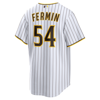 San Diego Padres Freddy Fermin Nike White Home Replica Jersey