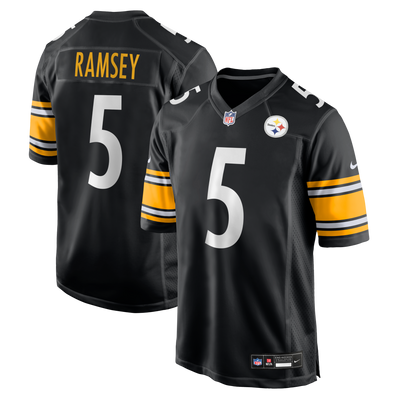 Pittsburgh Steelers Jalen Ramsey Nike Black Team Game Jersey