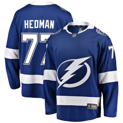 Tampa Bay Lightning Victor Hedman Fanatics Blue Breakaway Jersey