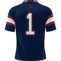 #1 Duquesne Dukes GameDay Greats Football Jersey - Blue