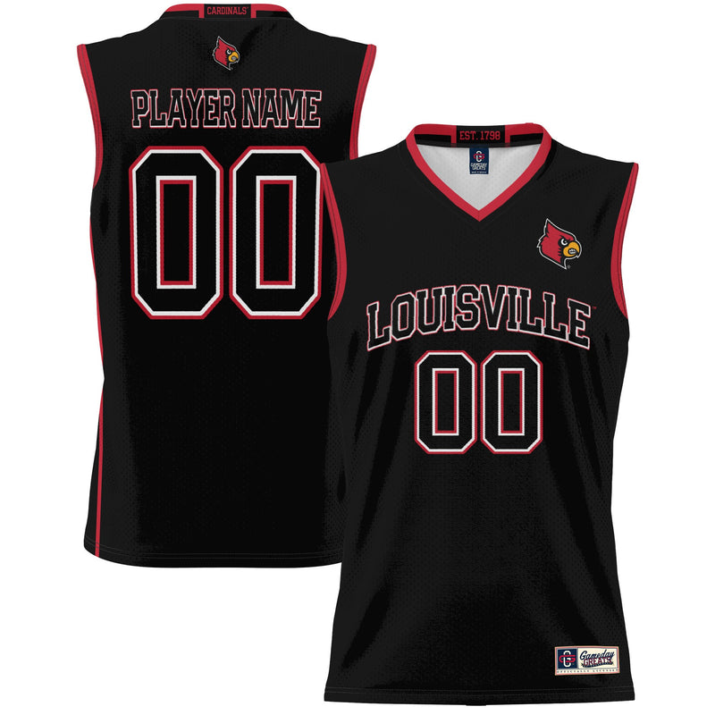 Louisville Cardinals GameDay Greats Lightweight NIL Pick-A-Player Basketball Jersey - Black