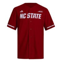 NC State Wolfpack adidas Replica Baseball Jersey - Red