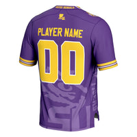 LSU Tigers GameDay Greats Icon Print NIL Pick-A-Player Football Jersey - Purple