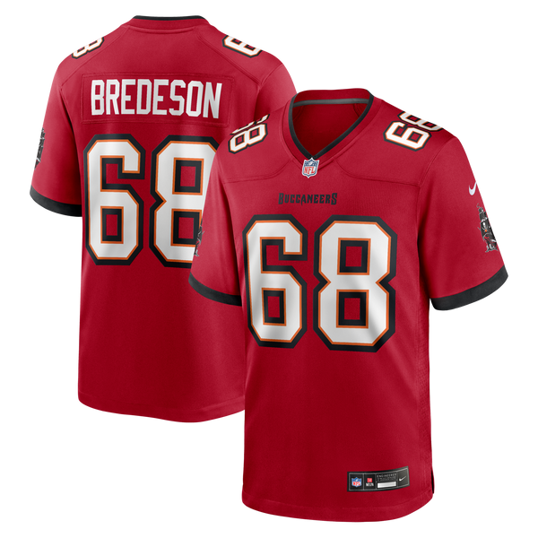 Tampa Bay Buccaneers Ben Bredeson Nike Red Game Jersey