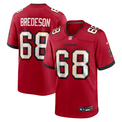 Tampa Bay Buccaneers Ben Bredeson Nike Red Game Jersey