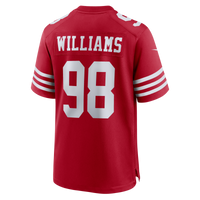 San Francisco 49ers Mykel Williams Nike Scarlet Team Game Jersey