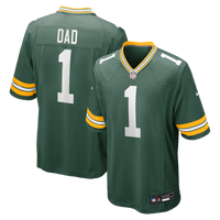 Green Bay Packers Number 1 Dad Nike Green Game Jersey