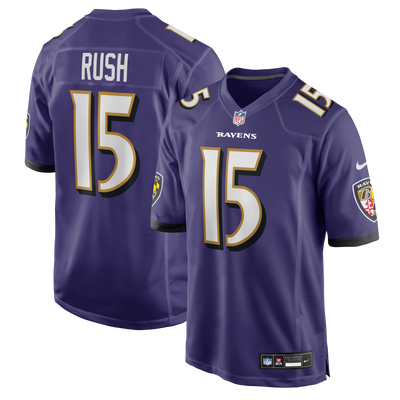 Baltimore Ravens Cooper Rush Nike Purple Team Game Jersey