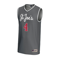#4 Saint Joseph's Hawks GameDay Greats Lightweight Basketball Fashion Jersey - Gray