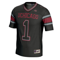 #1 UChicago Maroons GameDay Greats Football Jersey - Black