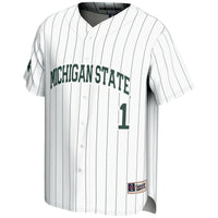 GameDay Greats #1 White Michigan State Spartans Lightweight Baseball Jersey