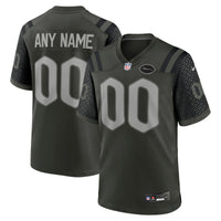 New York Jets Nike Green 2025 Rivalries Collection Custom Game Jersey