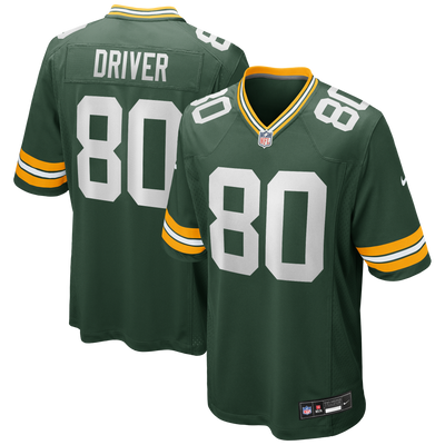 Green Bay Packers Donald Driver Nike Green Game Retired Player Jersey