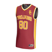 #80 USC Trojans GameDay Greats Lightweight Basketball Fashion Jersey - Cardinal