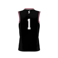 #1 Santa Clara Broncos GameDay Greats Lightweight Collegiate Basketball Fashion Jersey - Black